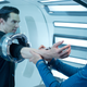 Cumberbatch in Star Trek Into Darkness. Also Karl Urban.